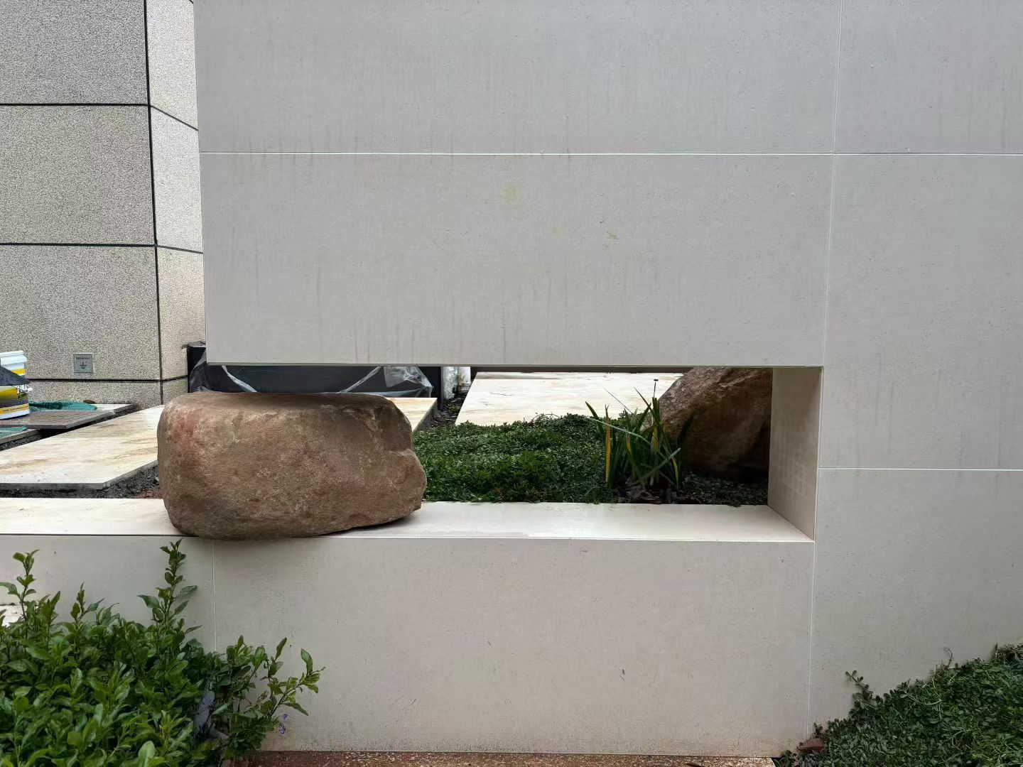 重庆渝北中央润园花园设计施工实景案例